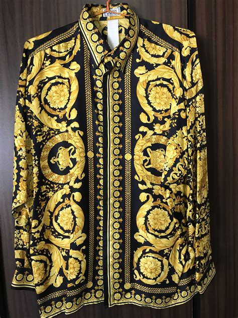 vintage versace shirt free shipping|vintage gianni Versace label.